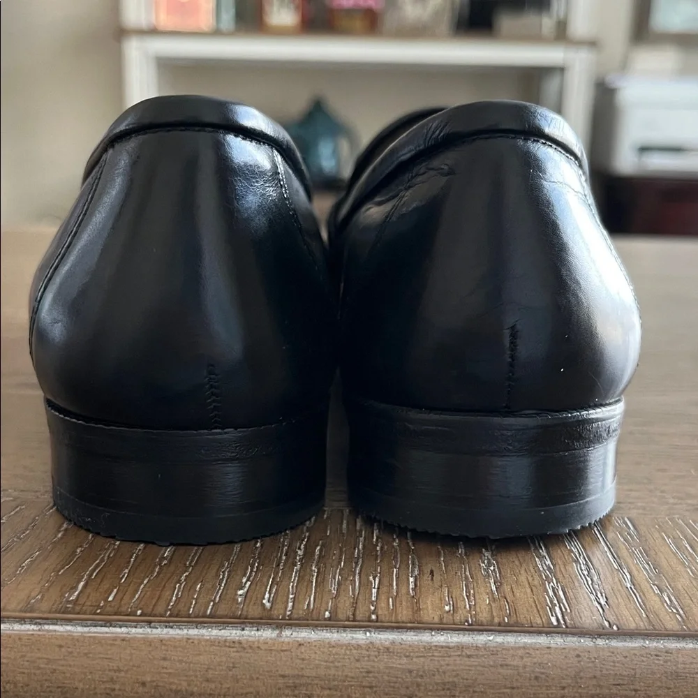 Cole‎ Haan Black Leather Men's Slip-Ons - Picture 6 of 8
